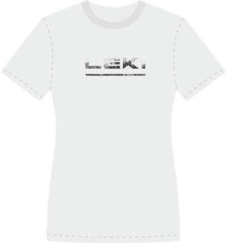 Koszulka LEKI Woman Logo T-Shirt White/Black - 2022