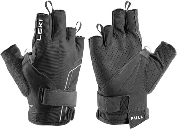 Gloves LEKI Nordic Breeze Shark Short Black/White - 2024