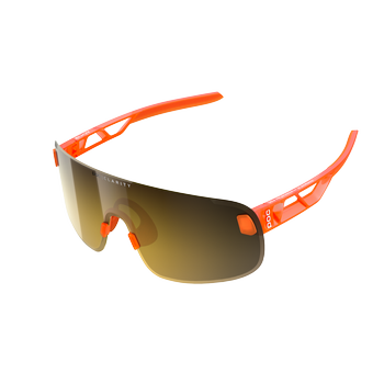 Sunglasses POC Elicit Fluorescent Orange Translucent - 2024/25