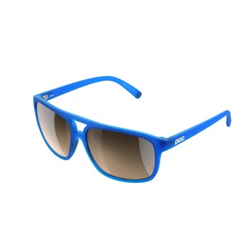 Sunglasses POC Will Opal Blue Translucent/Brown/Silver Mirror - 2022