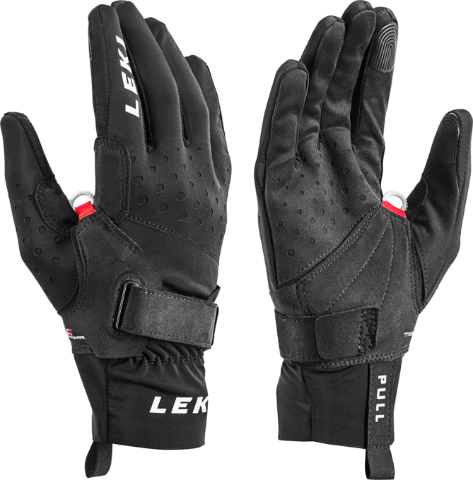 Gloves LEKI Nordic Race Shark Black - 2021/22