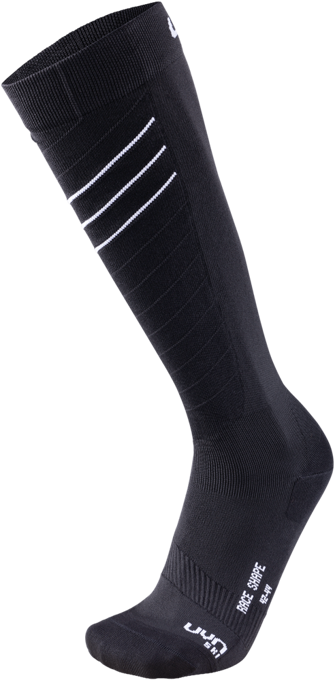 Ski socks UYN Ski Race Shape Men Black/White - 2021/22