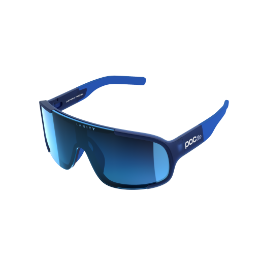 Sunglasses POC Aspire POCito Lead Blue Translucent/Equalizer Grey/Space Blue Mirror - 2022