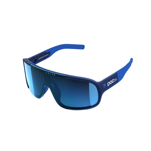 Sunglasses POC Aspire POCito Lead Blue Translucent/Equalizer Grey/Space Blue Mirror - 2023
