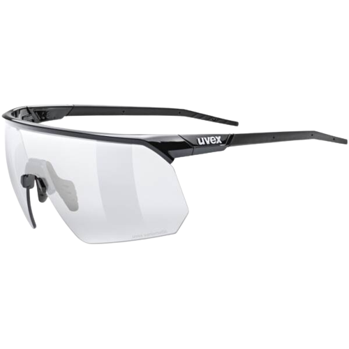 Sunglasses Uvex Pace One V Black Matt/Ltm. Silver - 2023