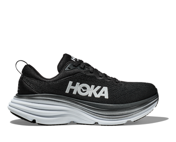 Man Schuhe Hoka Bondi 8 Black/White