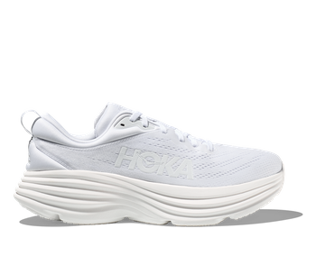 Man Schuhe Hoka Bondi 8 White/White