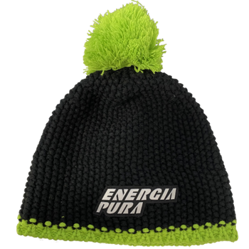 Mütze ENERGIAPURA PEAK BLACK/FLUO GREEN - 2021/22