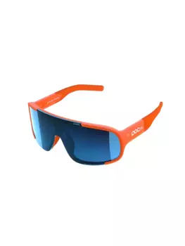 Sonnenbrille POC Aspire POCito Fluorescent Orange Translucent Equalizer Grey/ Space Blue - 2024/25