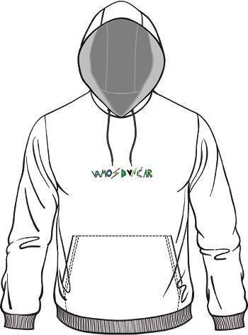 Bluse ENERGIAPURA Sweatshirt With Hood Lucas Braathen White/Vamos Dancar - 2022/23