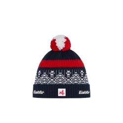 Czapka Eisbar Norrak Pompon MÜ SA Navy Blue/White/Red - 2025/26