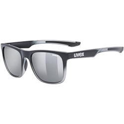 Sonnenbrille Uvex Lgl 42 Black Transparent/Mirror Silver - 2023