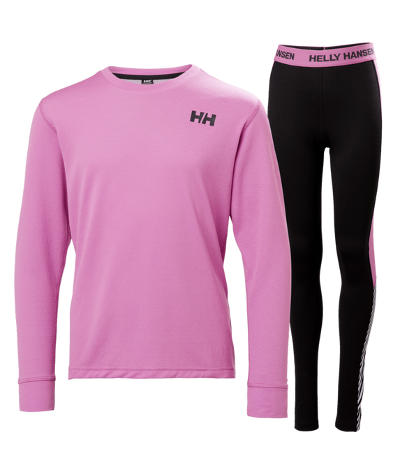 Bielizna Termoaktywna dla Dzieci Helly Hansen Helly Hansen JR HH LIFA® Active Set Meta Pink - 2025/26