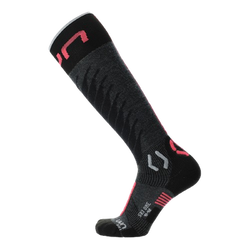 Skisocken UYN Woman Ski One Merino Anthracite/Pink - 2024/25