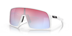 Sunglasses Oakley Sutro Polished White Frame/ Prizm Snow Sapphire Lenses - 2023