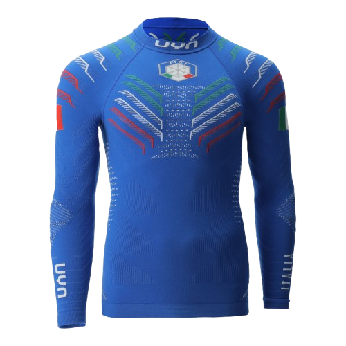 Koszulka termoaktywna UYN Natyon 3.0 Junior Italy UW Shirt LG SL Turtle Neck - 2025/26
