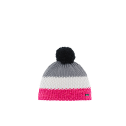 Czapka Eisbar Star Pompon Kids Pink Mottled/White/Grey Mele - 2023/24