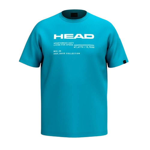 Koszulka HEAD Race T-Shirt Junior Blue - 2025/26
