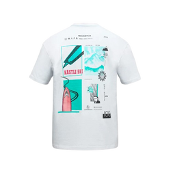 Koszulka Kastle Logo-T 100 Man White - 2024/25