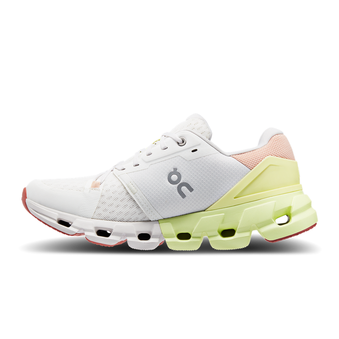 Damen Schuhe On Running Cloudflyer 4 White/Hay