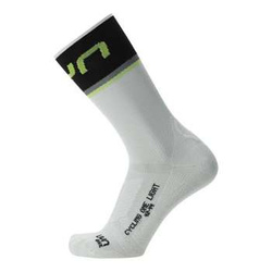 Cycling Socks UYN Man Cycling One Light White/Black