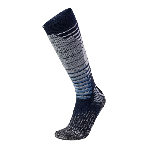 Skarpety snowboardowe UYN Man Ski Snowboard Socks Dark Blue/Grey Melange - 2025/26