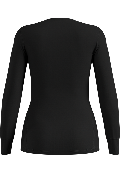 Koszulka termoaktywna Odlo Active Warm BL Top Crew Neck L/S Woman Black - 2025/26