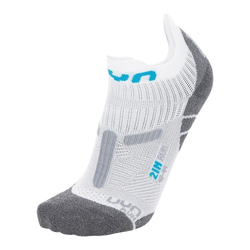 Skarpety do biegania UYN Man Run 2IN Socks White/Grey