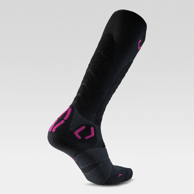 Skarpety narciarskie UYN Women Ski Touring One Bio Socks Black/Pink Yarrow - 2025/26