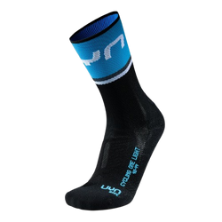 Outdoor Socken UYN Man Cycling One Light Socks  Black/Cobal Blue