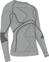 Koszulka termoaktywna X-bionic Energy Accumulator 4.0 Shirt LG SL Men Seal Grey/Light Grey - 2024/25