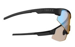 Sunglasses BLIZ Matrix Nano Nordic Light Matt Black/Coral Blue
