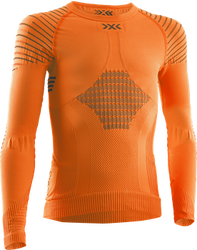 Thermal underwear X-bionic Invent 4.0 Shirt LG SL JR Sunset Orange/Anthracite - 2024/25
