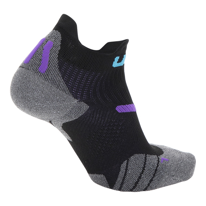Skarpety do biegania UYN Woman Run 2IN Socks Black/Violet