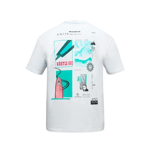 Koszulka Kastle Logo-T 100 Man White - 2024/25