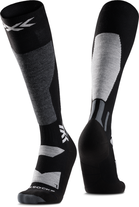 Skarpety X-SOCKS SNOWBOARD DISCOVER OTC X BLACK/LIGHT GREY - 2025/26