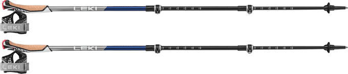 Kije Nordic Walking LEKI Traveller Carbon