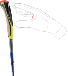 Kije Nordic Walking LEKI Traveller FX.One Carbon