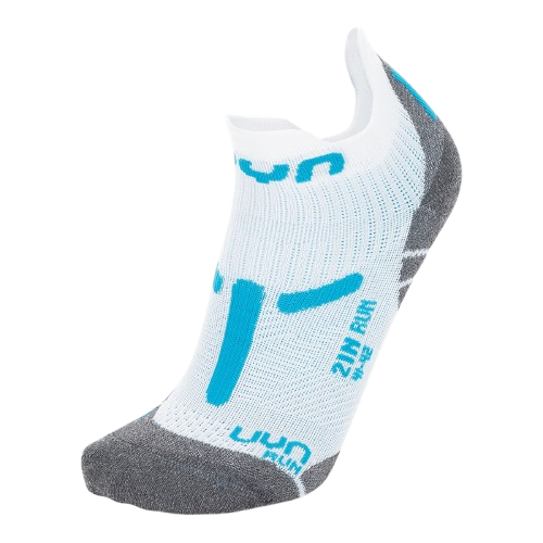 Skarpety trekkingowe UYN Woman Run 2in Socks White/Turquoise