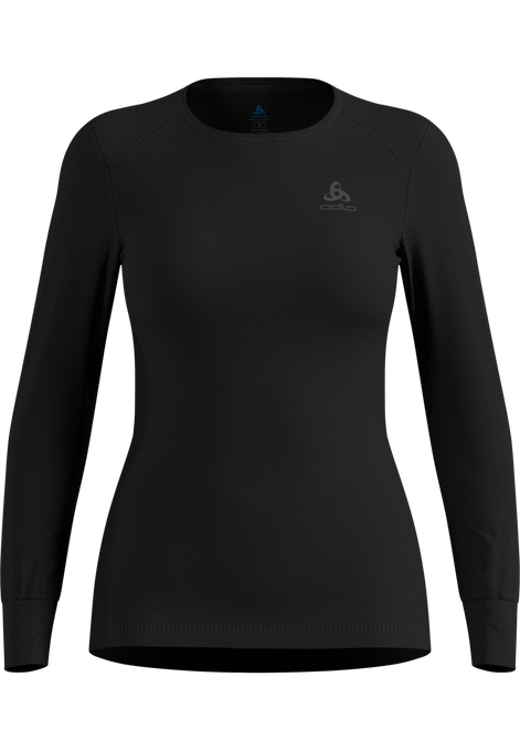 Koszulka termoaktywna Odlo Active Warm BL Top Crew Neck L/S Woman Black - 2025/26