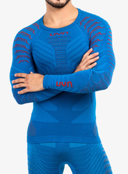 Koszulka termoaktywna UYN Man Resilyon Uw Shirt Lg Sl.turtle Neck Blue/Red - 2024/25