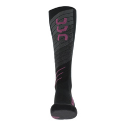 Skisocken UYN Woman Ski Evo Race One Black/Purple 2024/25