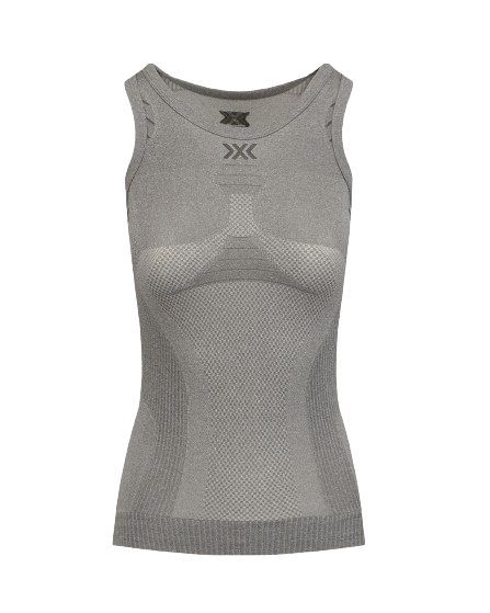 Koszulka bez rękawów damska X-BIONIC Invent 4.0 LT Grey Melange/Anthracite - 2024