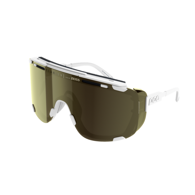 Sonnenbrille POC Devour Glacial Hydrogen White - 2024/25