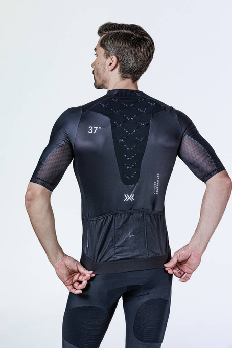 Koszulka rowerowa X-BIONIC Corefusion Aero Jersey SS Opal Black - 2024