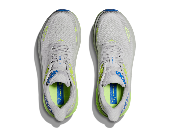 Man Schuhe Hoka Clifton 9 Stardust/Electric Cobalt
