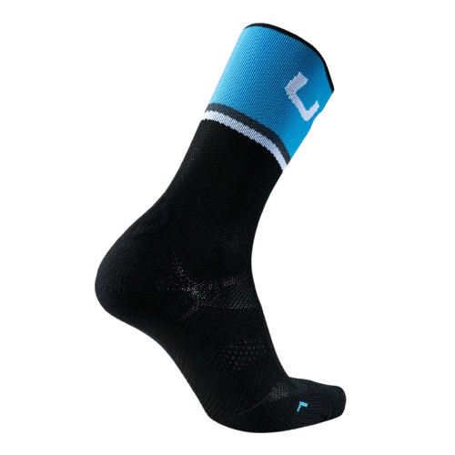 Outdoor Socken UYN Man Cycling One Light Socks  Black/Cobal Blue