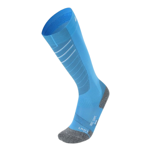 Skarpety narciarskie UYN Woman Ski Race Shape Turquoise/White - 2025/26