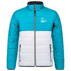 Kurtka puchowa HEAD Race Kinetic Jacket Junior Blue/White - 2025/26