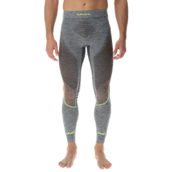 Kalesony UYN Man Ambityon UW Pants Long Black Melange/Atlantic/Orange Shiny - 2023/24
